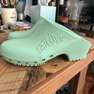 Calurox Mint Green Women's Mules